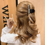 헤어 진주 올림머리핀 헤어핀 헤어악세사리