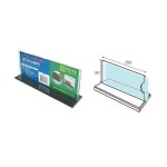 T자형스탠드꽂이 250x80mm 아크릴꽂이 T2508