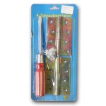 일자 드라이버 경첩 세트 문 고리 서랍장 수선 철물 꺽쇠 장석 철물