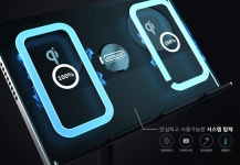 제노믹스 듀얼 무선충전 컵홀더 거치대 XKG-CP5000