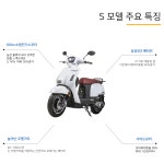 와코 EV-E6S  전기스쿠터 2021년