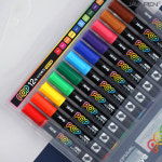 자바 POP 전문가용 사각유성매직 12색 캘리그라피