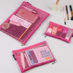 빠띠라인 여행용 메쉬파우치 일반형 3종세트 칼라타입