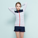 베이직엘르 베이직엘르 여성인 집업 래쉬가드 3PCS 세트 BEL-R218N
