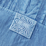 조선클로젯 1733 캐주얼 슬라브 티셔츠 생활한복 개량 여름 남자 흰색 110