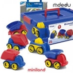 어린이집 미니랜드 말랑이 건설중기 6종 놀이매트박스 교통수단학습 탐구력 시각