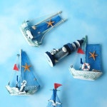 여름바다로 떠나요 스카이블루 돛단배 랜덤디자인