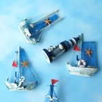 여름바다로 떠나요 스카이블루 돛단배 랜덤디자인