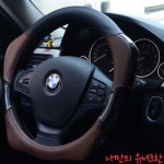 가죽 핸들 커버 사계절용 자동차 차량 카바 카인테리어