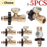 낮은 가스 압력 게이지 레벨 표시기 폴 프로판 Lpg 병 실린더 야외 탱크 어댑터 커넥터