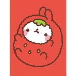 몰랑 딸기옷 샤이닝 보석십자수 액자세트 15x20