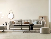 자코모 휘몰라 4인 기능성 플레인위브 패브릭 소파