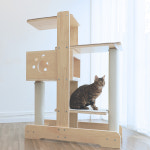 캣츠빌 아쭈타워 4층 원목 캣타워