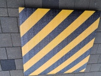 명성 국산 접착식 안전쿠션 주차장벽보호대 5장30티 안전카바 코너모서리 기둥 100X100