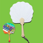 유아미술 그림그려꾸미는 나만의 꽃부채 만들기