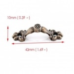 박스손잡이 10개 상자 아치 서랍 보석 가구 찬장 핸들