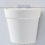 키밍 심플 벽걸이 화분 3개입 실내 저수분 플라스틱