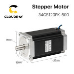 Nema 34 스테퍼 모터 12N m 6 0A 2 상 스테핑 토크 CNC 조각 밀링 머신 34CS120FK-600