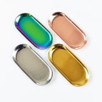 블링블링 감성 로즈 매탈 트레이 로즈골드 로즈골드 소