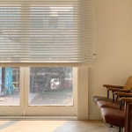 창안애 창안애 못없이 오동나무 우드블라인드 거실베란다창문 40x40