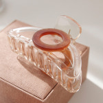 제이로렌 크리스탈 호마이카 반올림 헤어집게핀 H0604