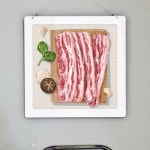 아트박스 꾸밈 np499-행잉액자 언제나맛있는돼지고기일러스트