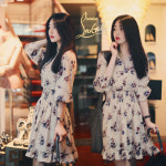 여름원피스 데이트룩 스러운 여성치마 미니 원피스 패