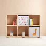 H6354 6칸 낮은책장 1147x294x776mm