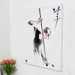 캔버스액자53x45 5 당구치는남자 세로