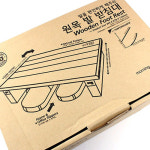 원목 발 받침대 1개입 Z230