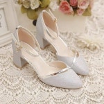 펌프스 Zapatos Dama 웨딩 하이힐 신발 골든 파티 펌프 봄 G5574