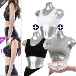 초끈 초끈 3종세트 4cm볼륨코튼스판 런닝형브라탑