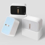 ECOCO-방수 화장실 Pa 종이 타월 욕실 선반 보관함 트레이 롤 홀더 플라 벽걸이