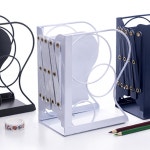 어반 원형프레임 접이식 책꽂이 자바라책꽂이