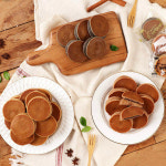 황금보리찰보리빵 순수 국내산 보리로 만든 찰보리빵 30개입 개당25g 선물박스포장