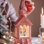 교보문고 디아리오브젝트 캐슬 워터볼 LED 무드등