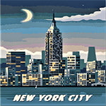 피포페인팅 피포페인팅 DIY명화 세계명소 뉴욕 size P4-14