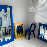 물결 전신거울 웨이브 파도 Wave Mirror 소형 대형 1개