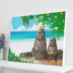 꾸밈 ir402-캔버스액자33 4x24 2 제주도풍경04