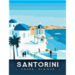 아이윙스 피포페인팅 세계명소 산토리니 DIY명화그리기 DIY그림그리기 P4-01