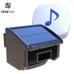 HTZSAFE 400 미터 태양 무선 진입로 경보 옥외 날씨 저항하는 운동 측정기 발견 자 DIY 안전 경고 시스템