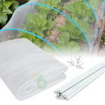 텃밭용 한냉사 세트 1번 한랭사 FRP활대 소켓 집게 세트판매 해충방지망 방충망 농작물보호 주말농장 한냉사 세트 1번 5y FRP 10개 소켓 5개... 