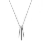 스콰즈 스콰즈 목걸이 써지컬스틸 줄 여자 남자 커플 드롭 체인 SIDA016