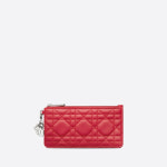 DIOR 레이디 디올 지퍼 카드 지갑 스몰 S0478ONMJ M14F