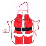 XMAS 크리스마스 앞치마 주방 산타 타입A