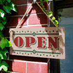 나무 오픈클로즈 양면 우드 팻말 안내판 표지판 047