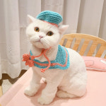 댕냥이 피스타치오 세일러 케이프 모자 2종 SET