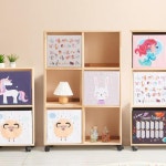 가구산책 3단 6칸 삼나무 바퀴형 책장 LY561