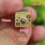 미니 N20 기어 모터 3V 12V 저속 메탈 기어박스 감속기 전기 엔진 대형 토크 DIY 로봇 A1