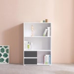 가구산책 3단 3칸 와이드 책장 H5261